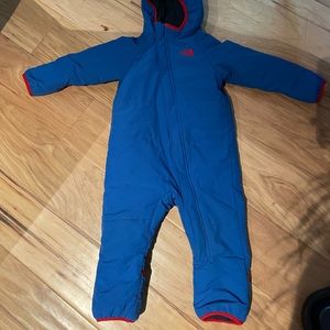The North Face toddler bunting snow suit. 18-24 months